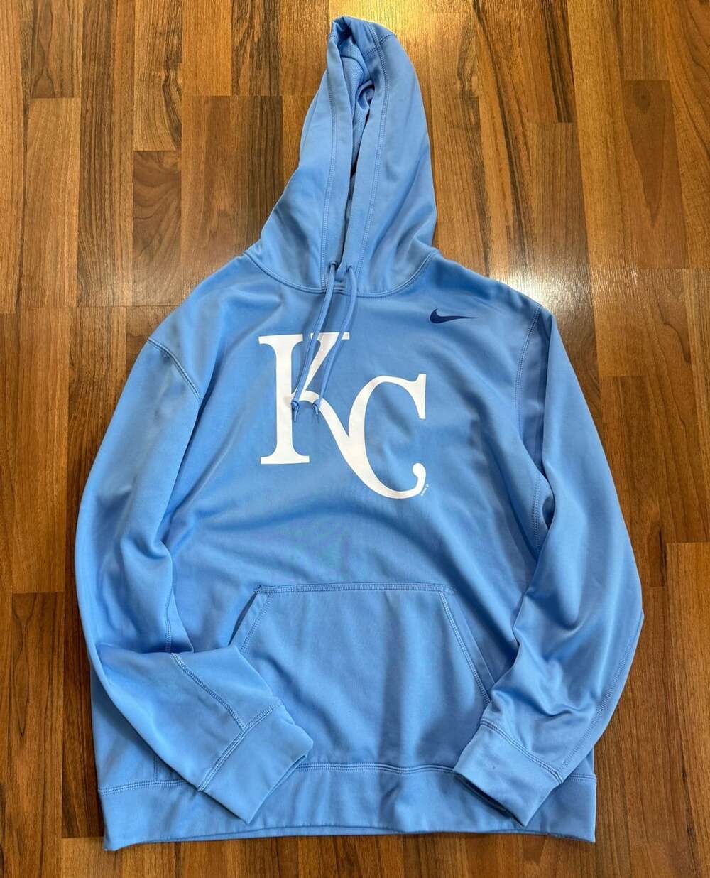 Nike Kansas City Royals Therma-Fit Hoodie Size L Blue